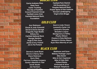 Athletic Signs Gallery